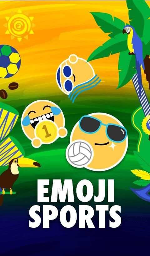 Rio Summer Sports Emoji Pack скриншот 3