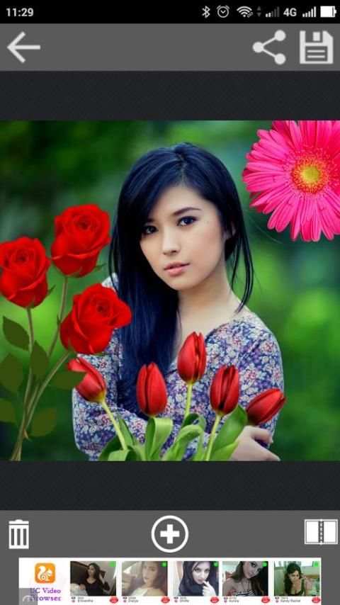 Flowers Photo Sticker screenshot 5
