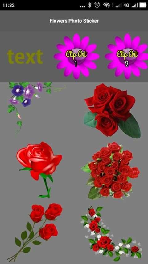 Flowers Photo Sticker скриншот 3