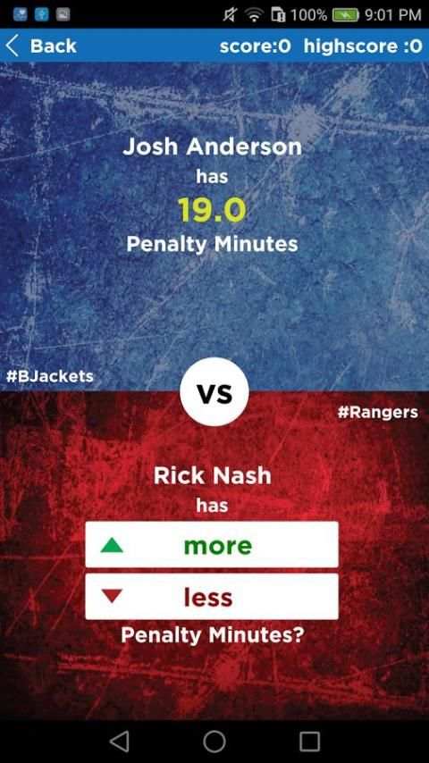 NHL Trivia : Higher or Lower Game Edition screenshot 5