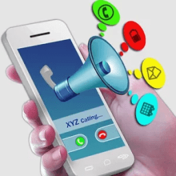 Caller Name Speaker أيقونة