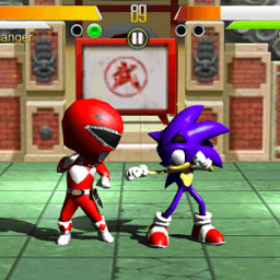 Power Red Rangers Vs Sonic Fighter icon