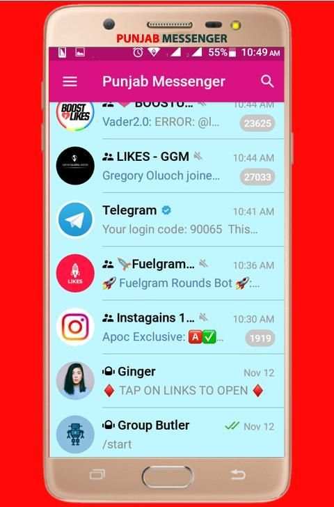 PUNJAB MESSENGER-CHATTING AND VOICE CALL APP screenshot 2