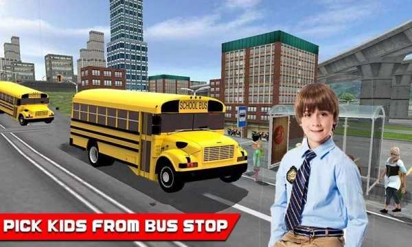New City Schoolbus driver Simulation 3d screenshot 4