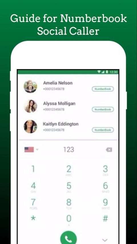 Guide for Numberbook Social Caller screenshot 2