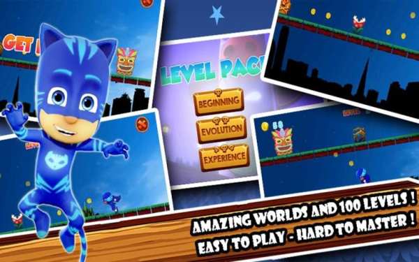 PJ Hero Masks : Catboy Dash скриншот 1