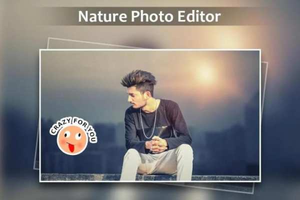 Nature Photo Editor : Frame, Sticker, Text скриншот 1