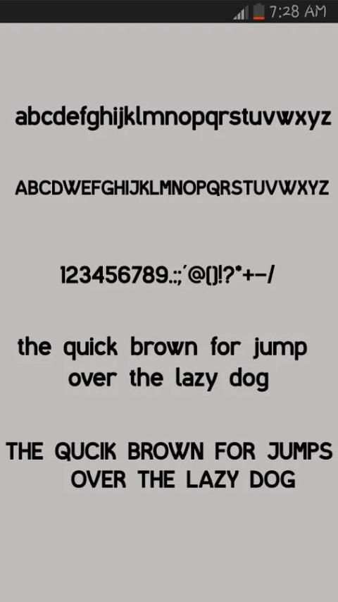 Vampire Fonts For Samsung скриншот 2