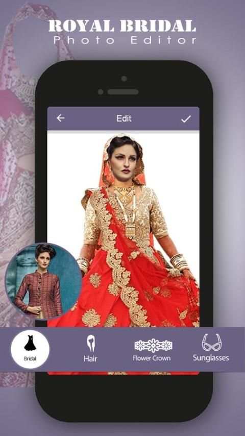 Royal Bridal Photo Editor screenshot 4