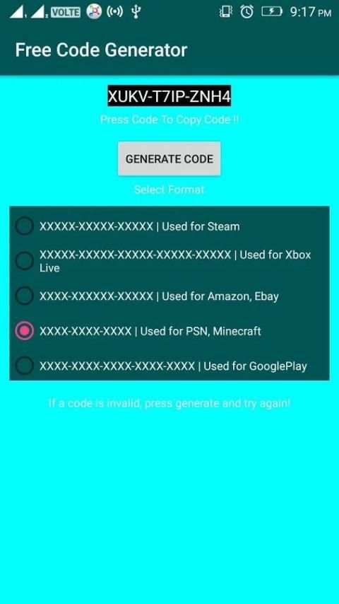 Gift Code Generator screenshot 2
