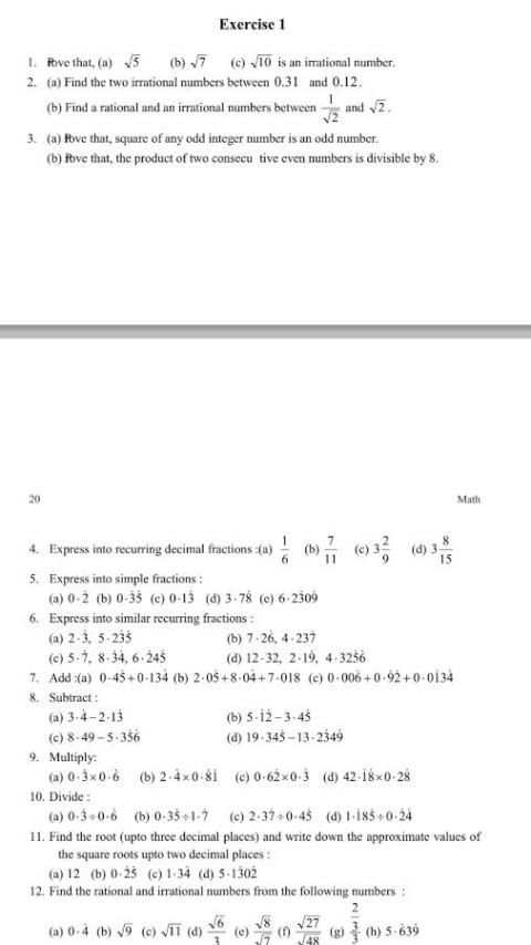 Mathematics (Class 9-10 English Version) screenshot 5