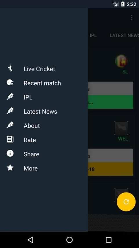 Flash Live Cricket Score screenshot 1