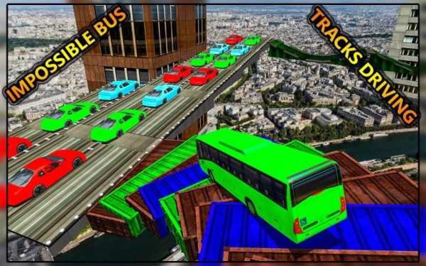Impossible Bus Tracks Driving Simulator 3D screenshot 5