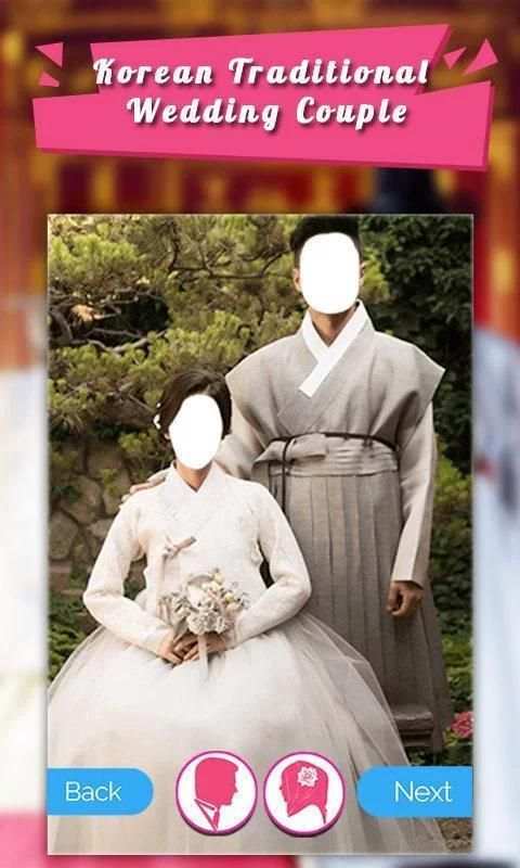 Korean Traditional Wedding Couple 2 تصوير الشاشة