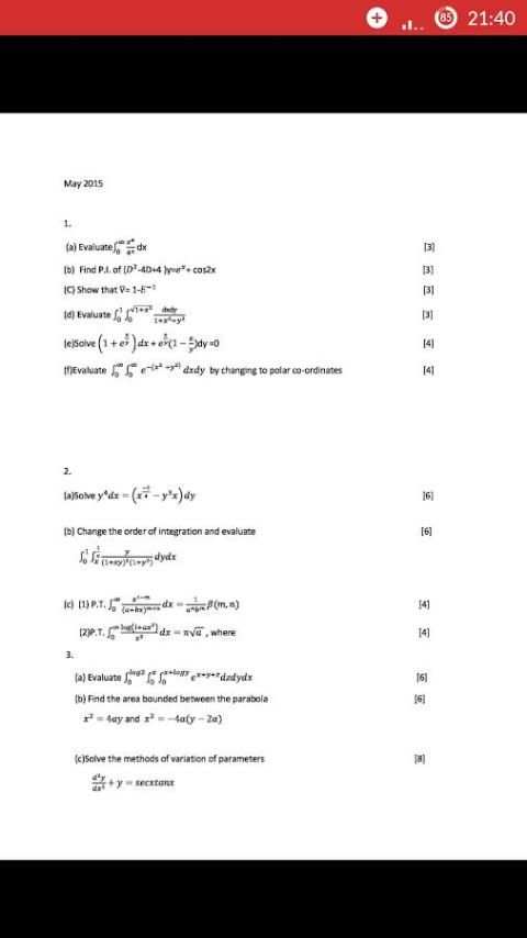 Applied Math 2- Formulae & Uni स्क्रीनशॉट 1