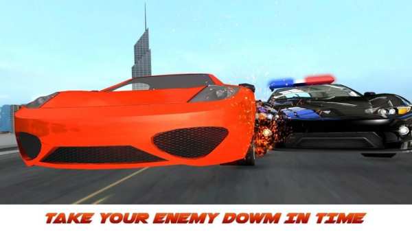 City Crime Police Car Driving Simulator स्क्रीनशॉट 8