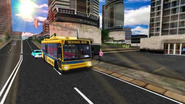 Schoolbus Driver 3D SIM : Drive and Park The Bus 8 تصوير الشاشة