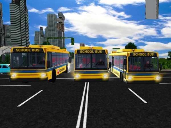 Schoolbus Driver 3D SIM : Drive and Park The Bus स्क्रीनशॉट 2
