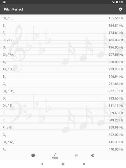 Pitch Perfect (Digital Pitch Pipe) screenshot 5