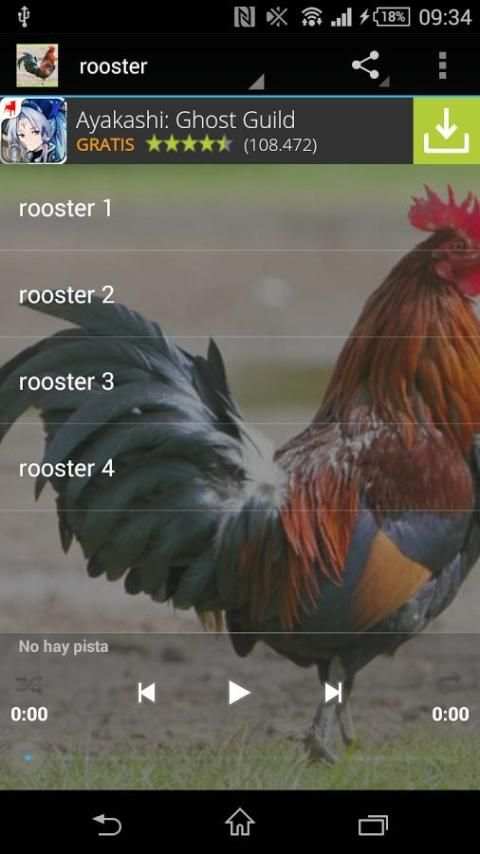 Sonidos del gallo gratis скриншот 3