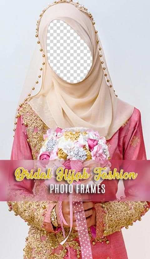 Bridal Hijab Fashion Photo Frames screenshot 1