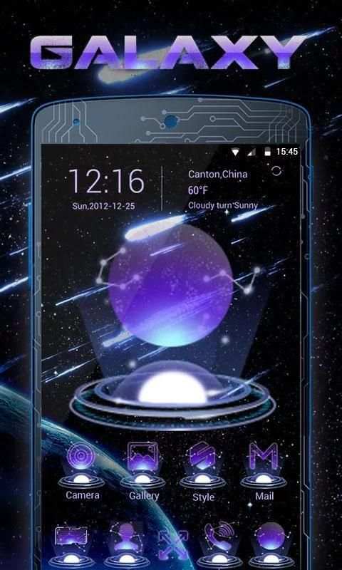 Galaxy V Launcher Theme 5 تصوير الشاشة