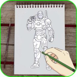 ikon how to draw Avengers