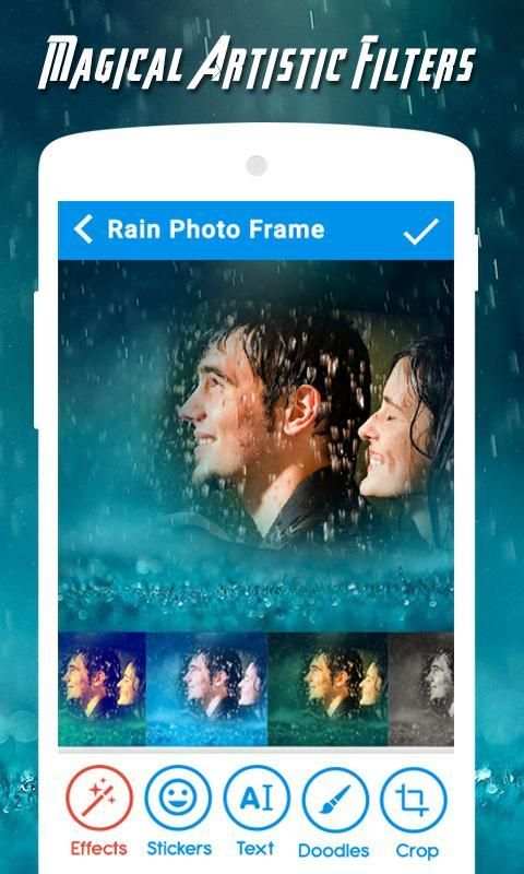 Rain Photo Frame screenshot 2