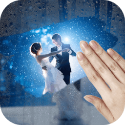 Rain Photo Frame أيقونة