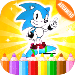 Advance Coloring book For Sonic Hero Dash иконка