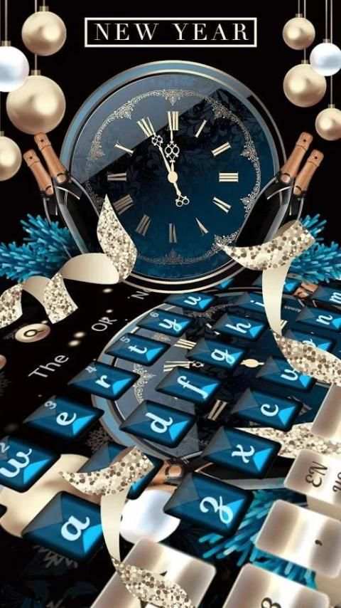 Fancy New year 2018 keyboard स्क्रीनशॉट 2