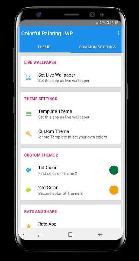 Colorful Painting Live Wallpaper screenshot 11