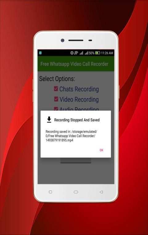 Fre Whatsapp Video Cal Recordr screenshot 2