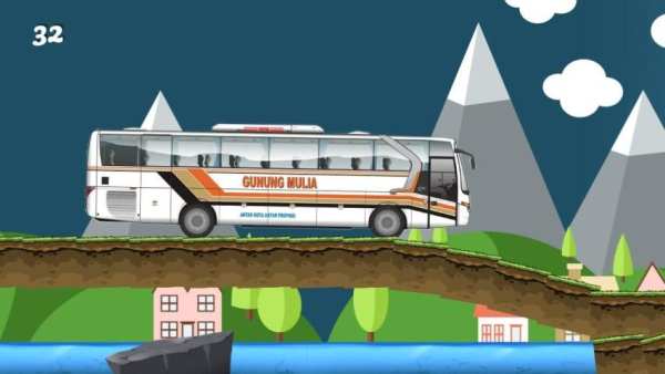 Gunung Mulia bus game screenshot 2