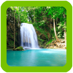 Waterfall Nature Wallpaper आइकन