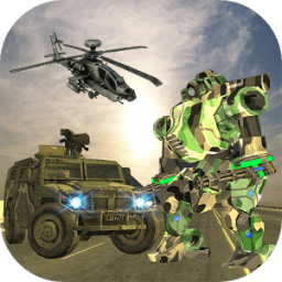 Futuristic Army Car Robot Transformation иконка