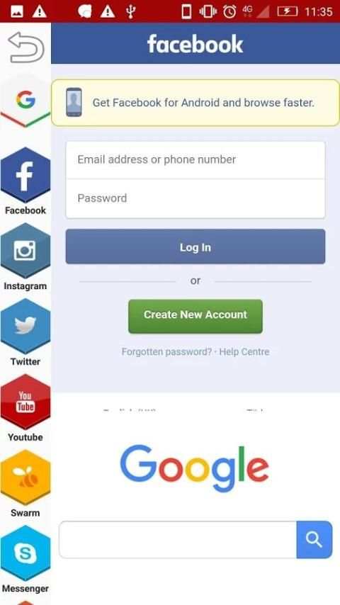 All Social Media In One - Double Screen screenshot 1