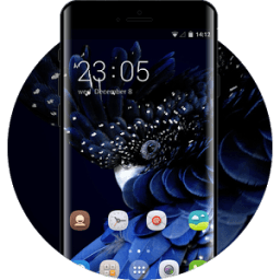 ikon Elegant Blue ColorOS Launcher Theme for OPPO