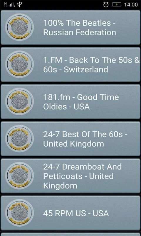 RadioFM 50s 60s 6 تصوير الشاشة