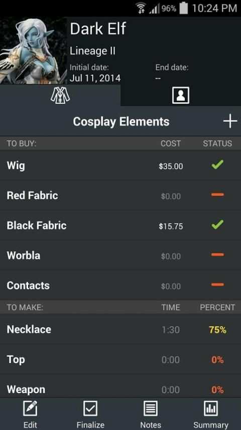 Cosplanner скриншот 8