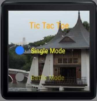 Tic Tac Toe Play- Android Wear 5 تصوير الشاشة