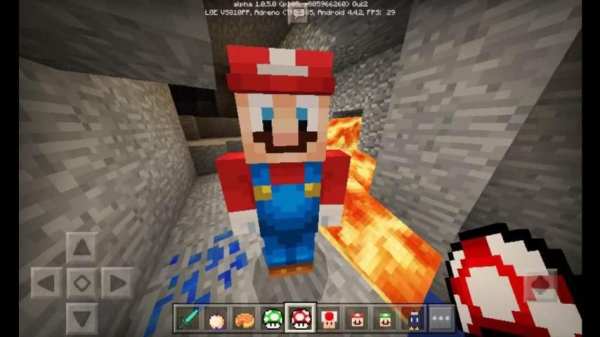 Mario Craft Mod for PE screenshot 2