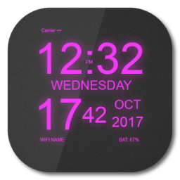 ikon WP Digital Wallpaper Clock
