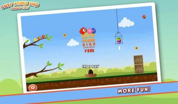 Cute Angry Bird : Eggs स्क्रीनशॉट 5