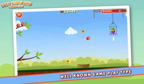 Cute Angry Bird : Eggs स्क्रीनशॉट 3