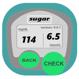 Blood Sugar test Fingerprint prank иконка