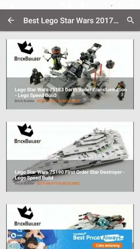 Best Lego Star Wars Build Video screenshot 3