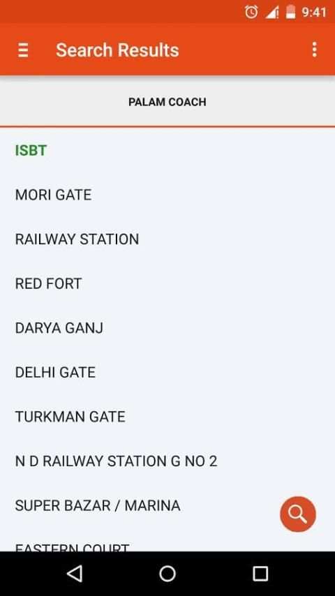Delhi Bus Routes स्क्रीनशॉट 4