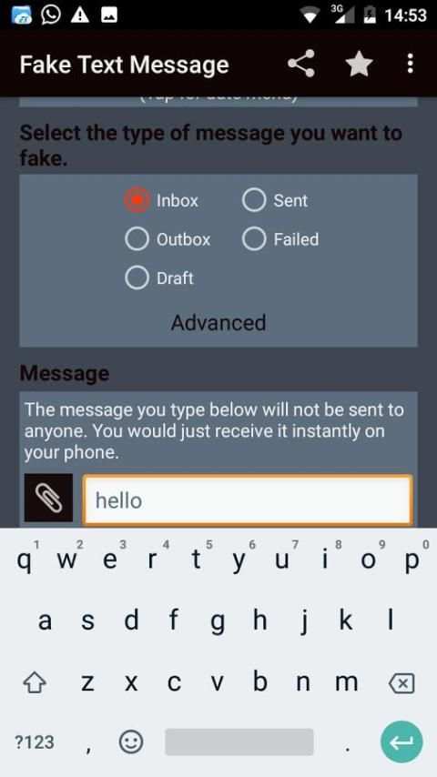 Fake Text Message screenshot 2