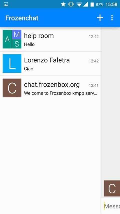 FrozenChat скриншот 4